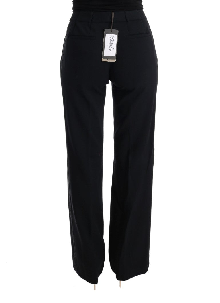 Pantalon formel bootcut noir chic Ermanno Scervino