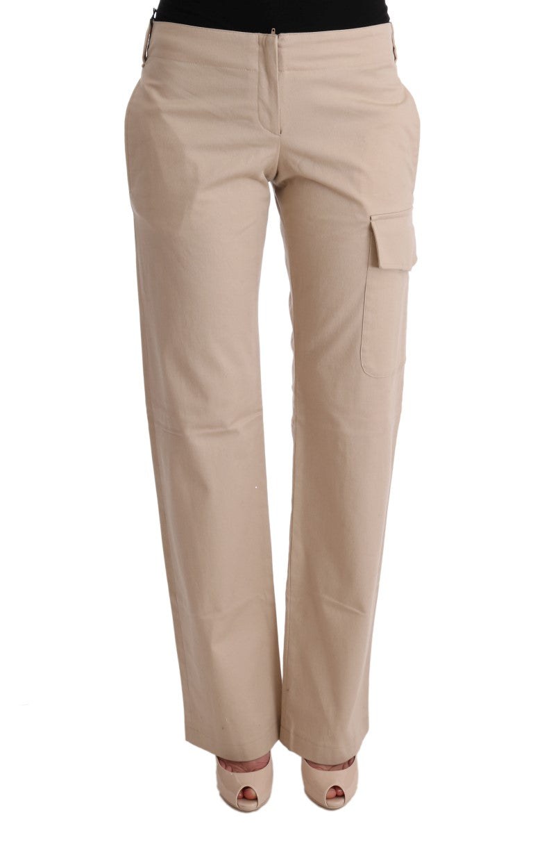 Ermanno Scervino Chic Pantalón Corto Beige - Regular Fit Elegance