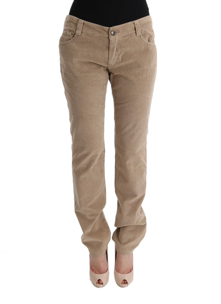 Ermanno Scervino Pantalon Luxe Beige Regular Fit