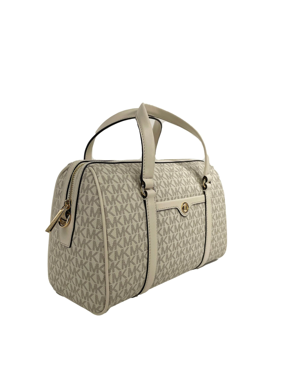 Sac à main de voyage Michael Kors Medium Duffle Satchel Sac à bandoulière Crème