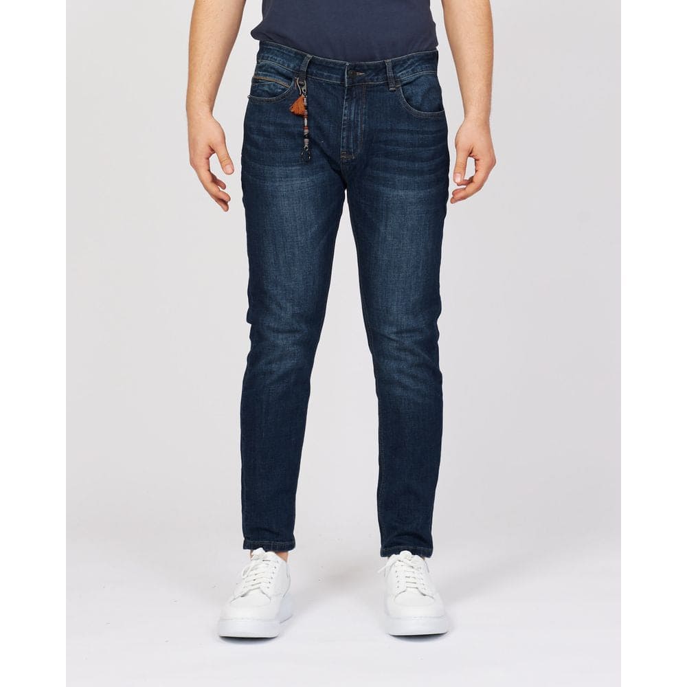 Jean stretch en coton bleu élégant Yes Zee