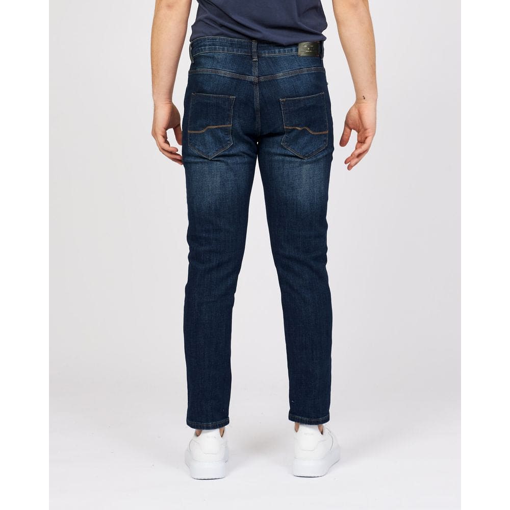 Jean stretch en coton bleu élégant Yes Zee