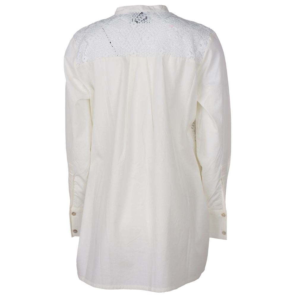 Chemise en coton blanc Alpha Studio