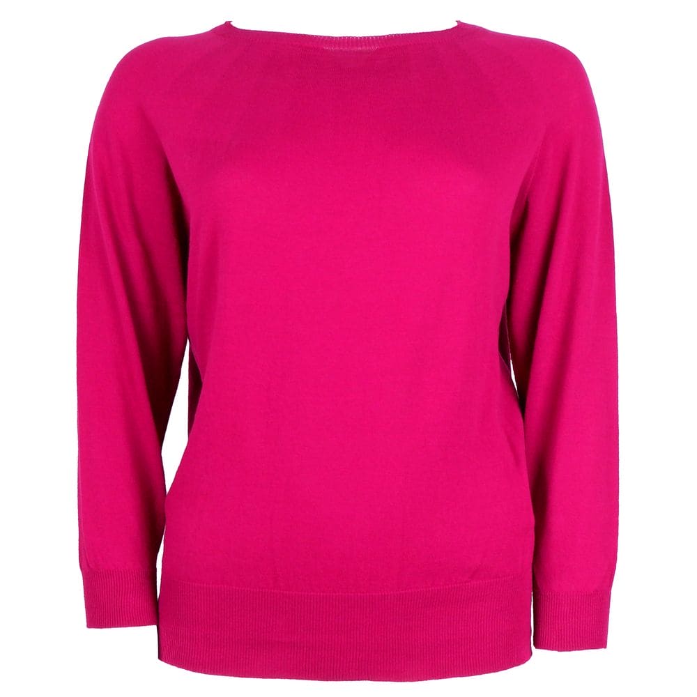 Pull en coton fuchsia Alpha Studio