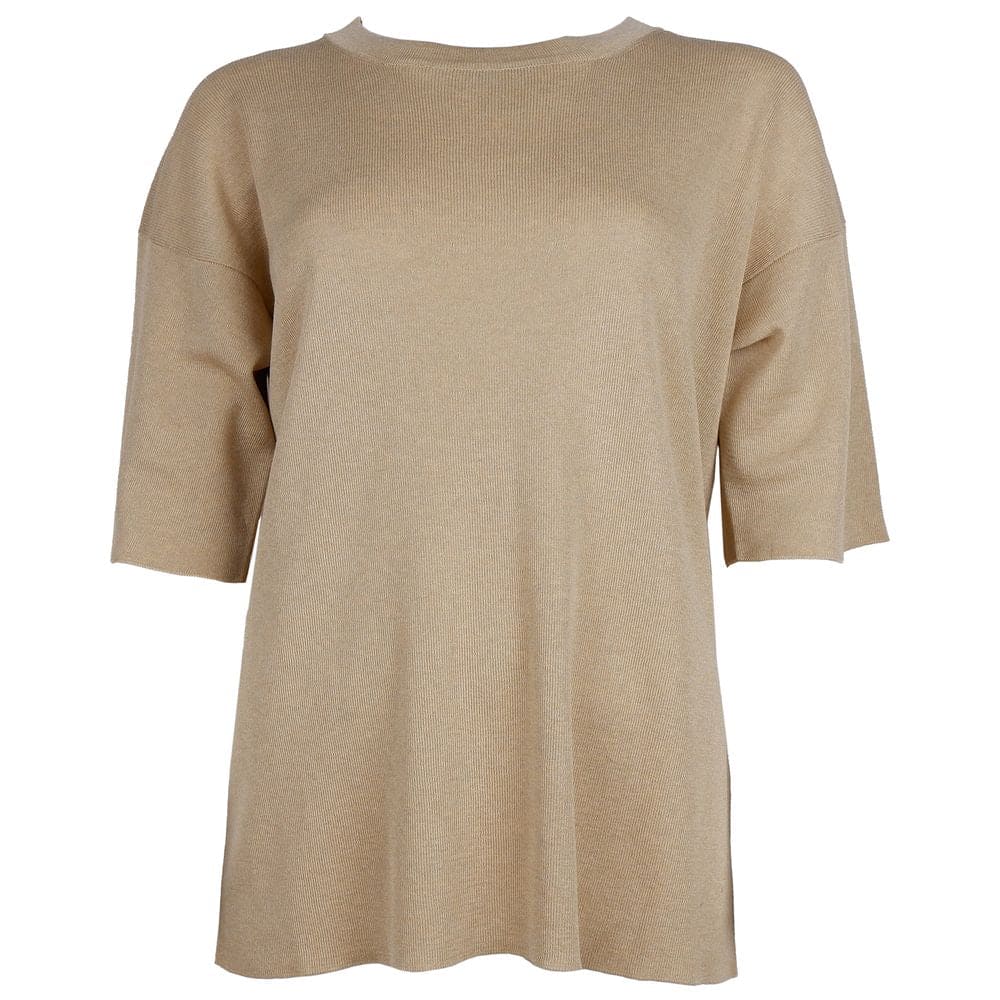 Pull en viscose beige Alpha Studio