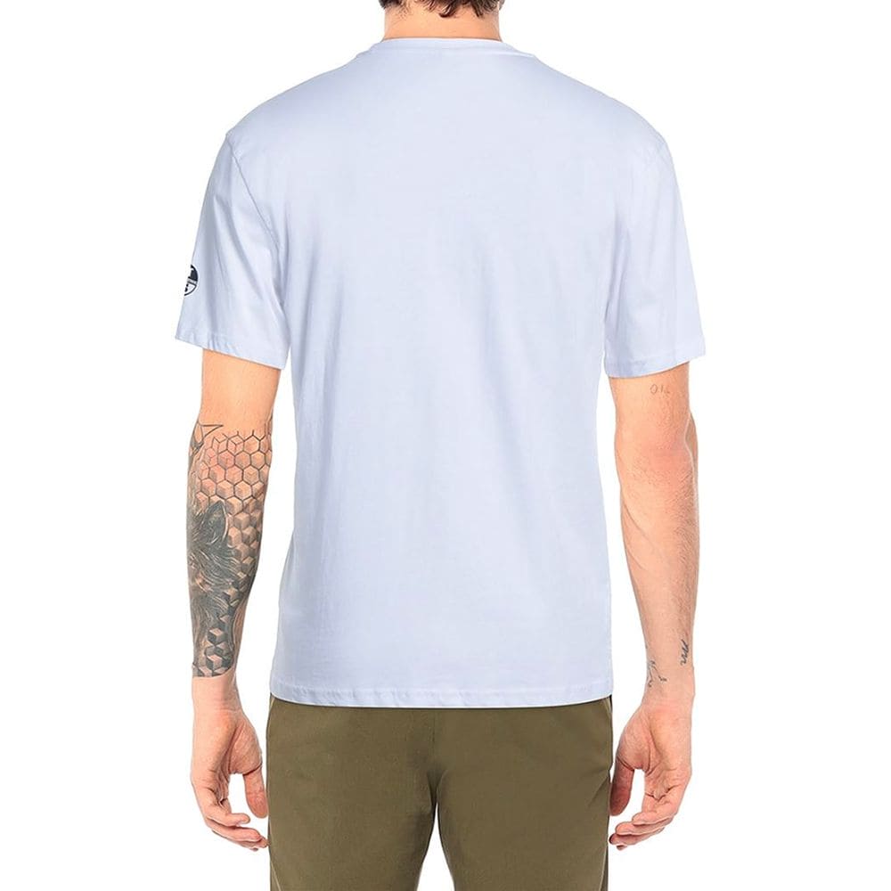 Camiseta blanca con logotipo de goma de North Sails Pristine