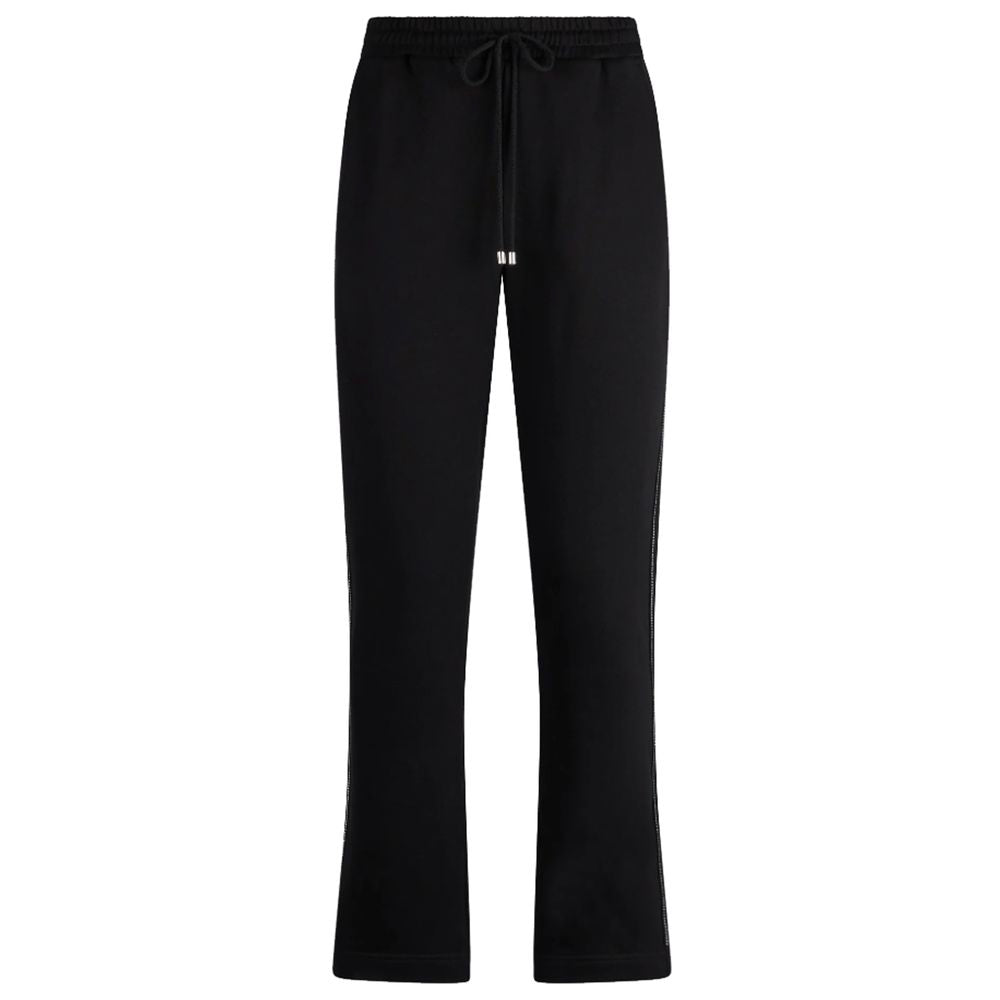 Pantalon de survêtement élégant en coton avec accents en strass de Patrizia Pepe