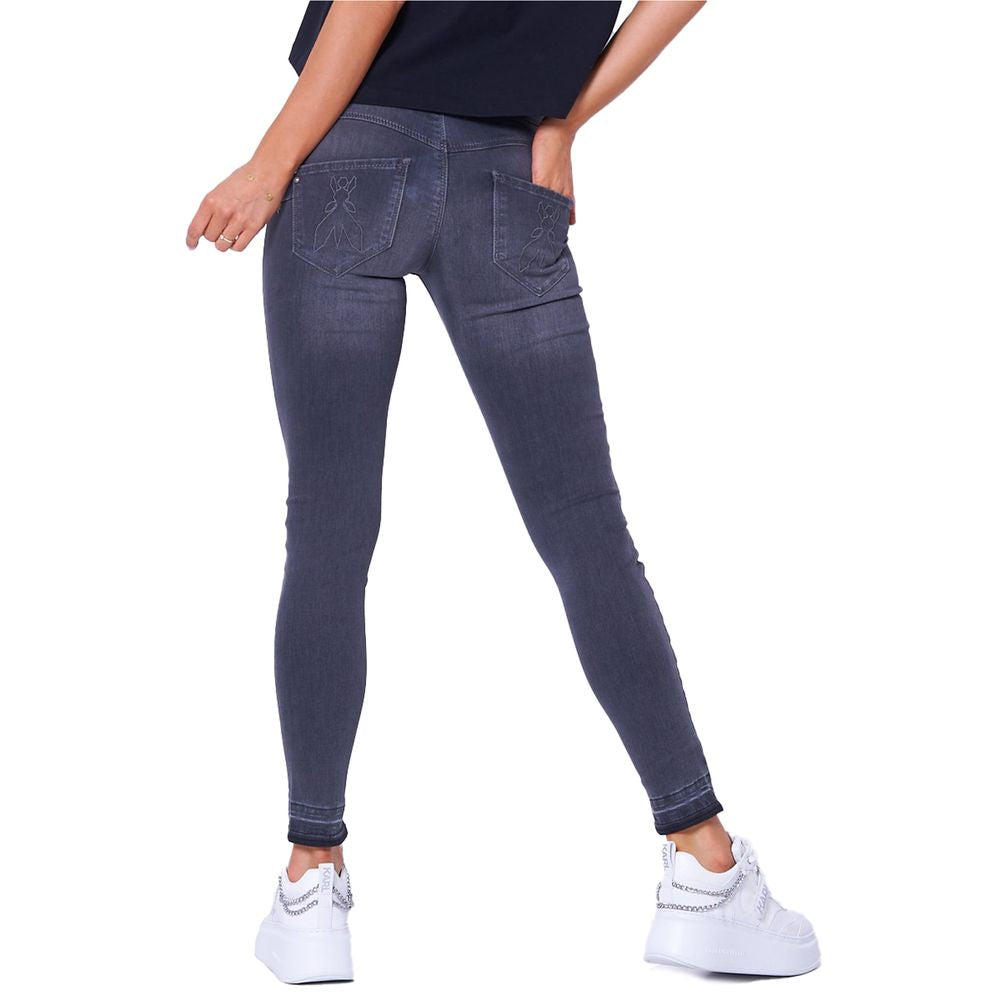 Jegging skinny taille haute gris chic de Patrizia Pepe