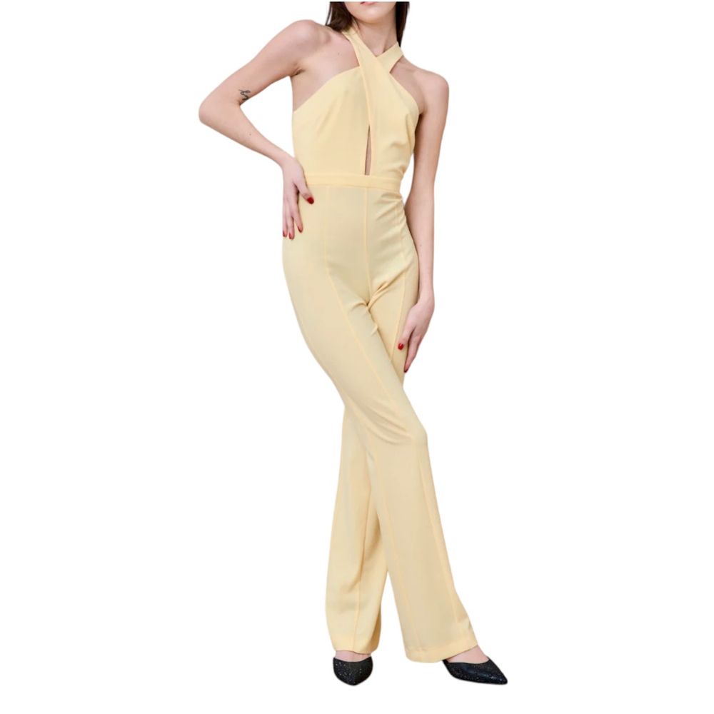 Robe-combinaison extensible jaune canari Radiant de Patrizia Pepe