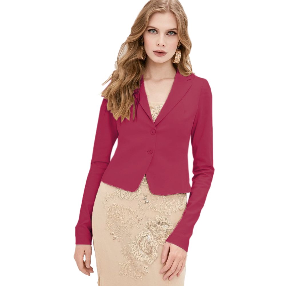 Patrizia Pepe Chaqueta Blazer Elegante Fucsia