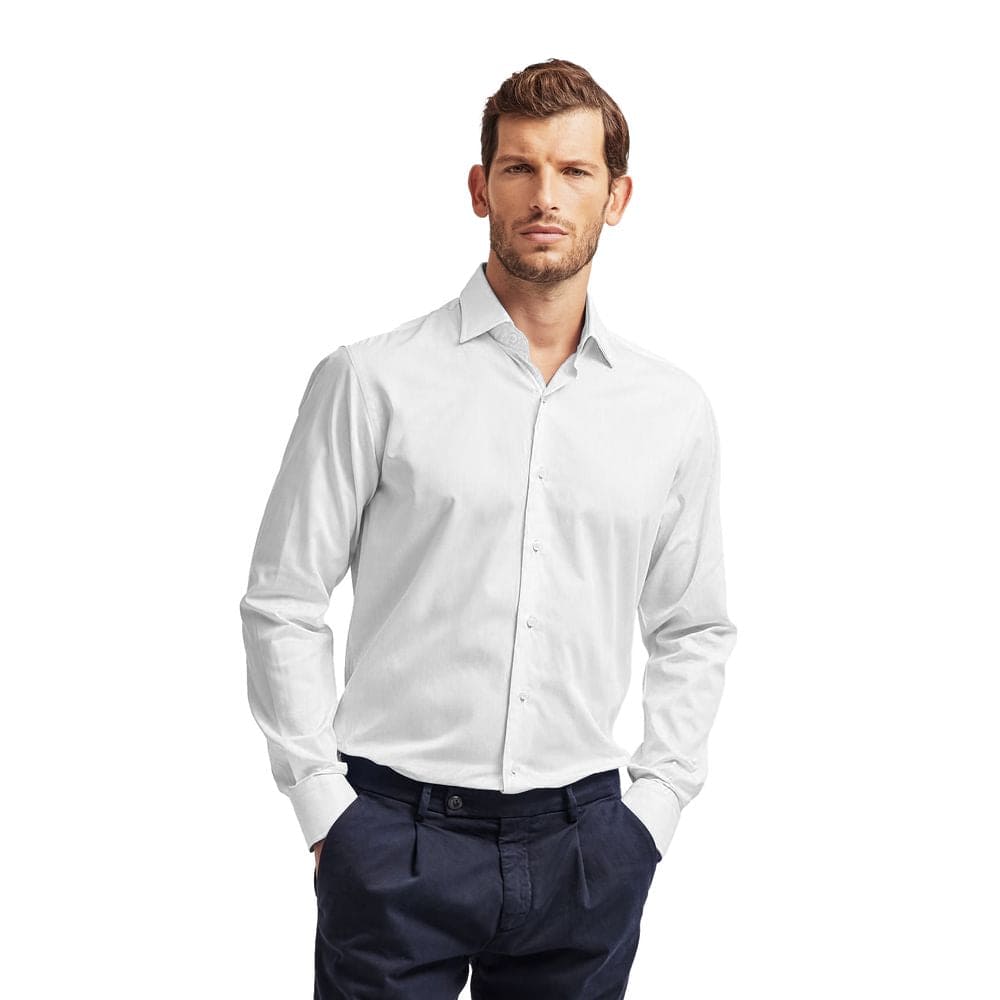 Chemise élégante en coton blanc pour homme Ballantyne