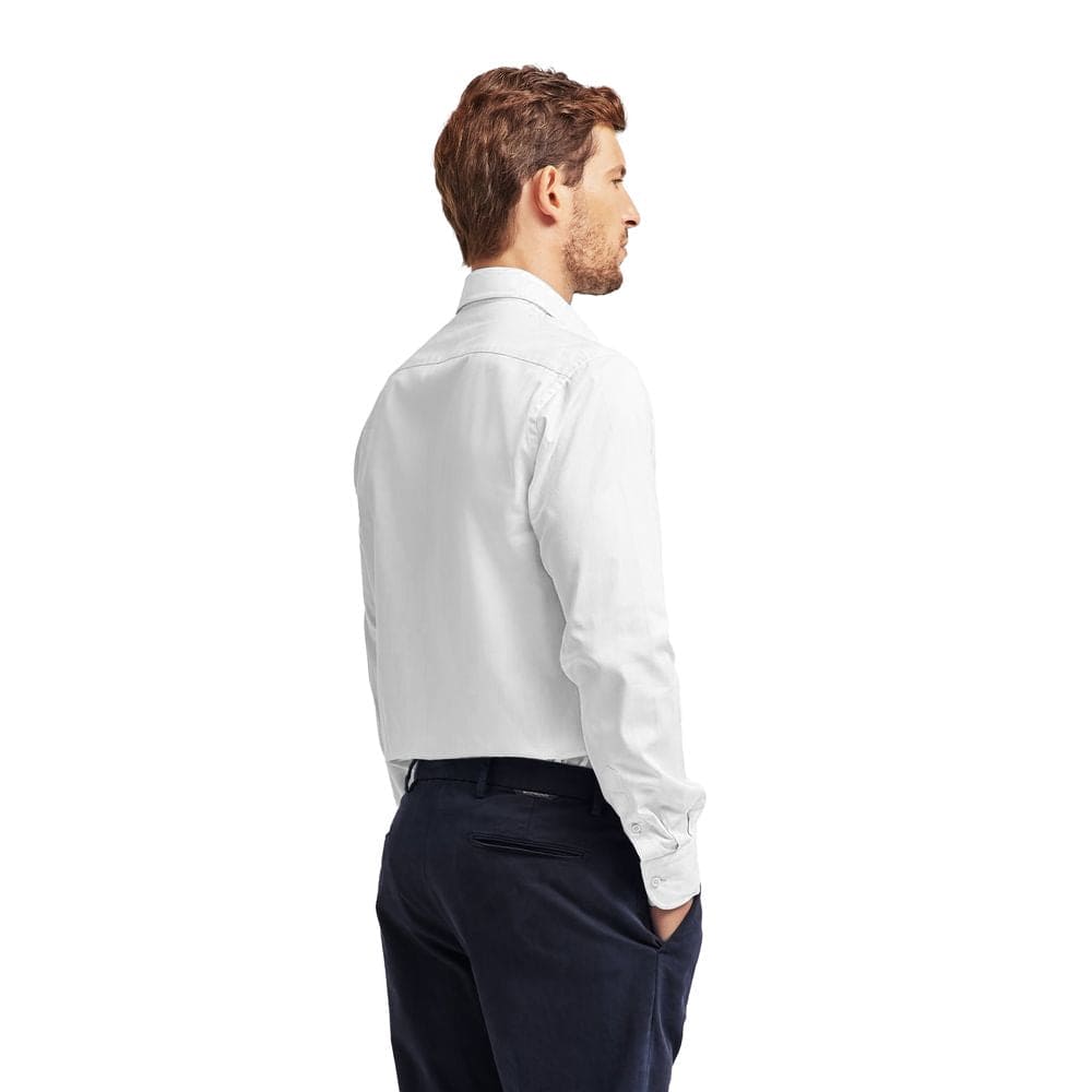 Chemise élégante en coton blanc pour homme Ballantyne