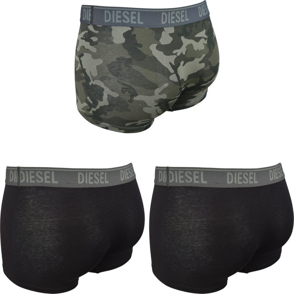 Conjunto de tres calzoncillos tipo bóxer elegantes de Diesel