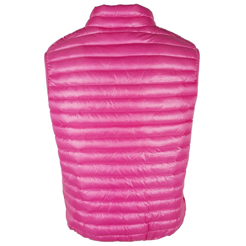 Gilet en duvet en nylon rose chic de Centogrammi pour elle