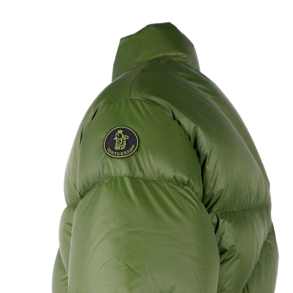 Centogrammi Chic Green Nylon Puffer Jacket