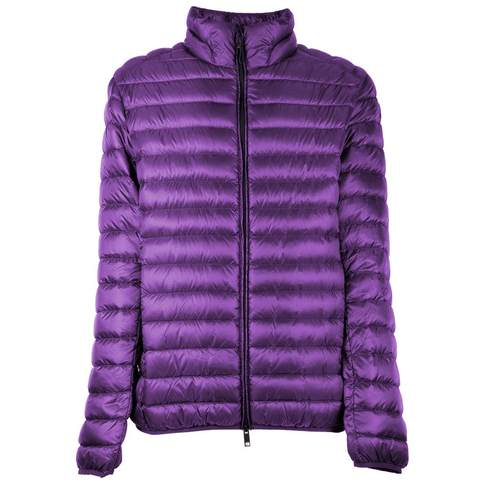 Chaqueta de plumón de nailon color morado Centogrammi Chic