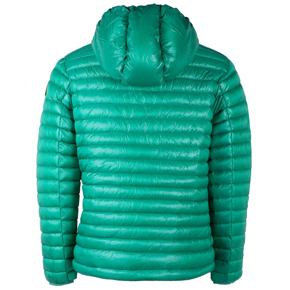 Chaqueta de plumón de nailon verde chic de Centogrammi