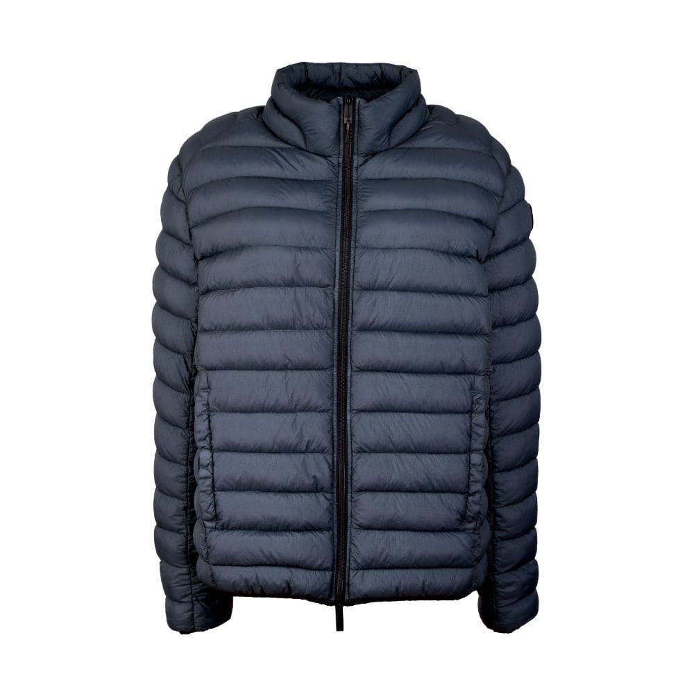 Gilet matelassé zippé bleu chic de Centogrammi pour homme