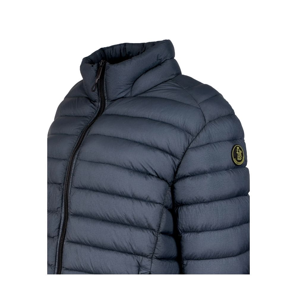 Gilet matelassé zippé bleu chic de Centogrammi pour homme