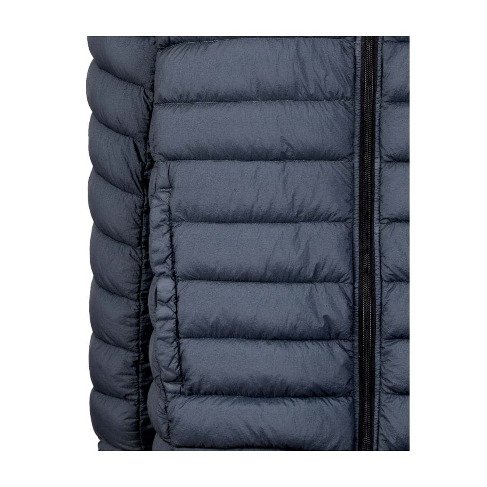 Gilet matelassé zippé bleu chic de Centogrammi pour homme