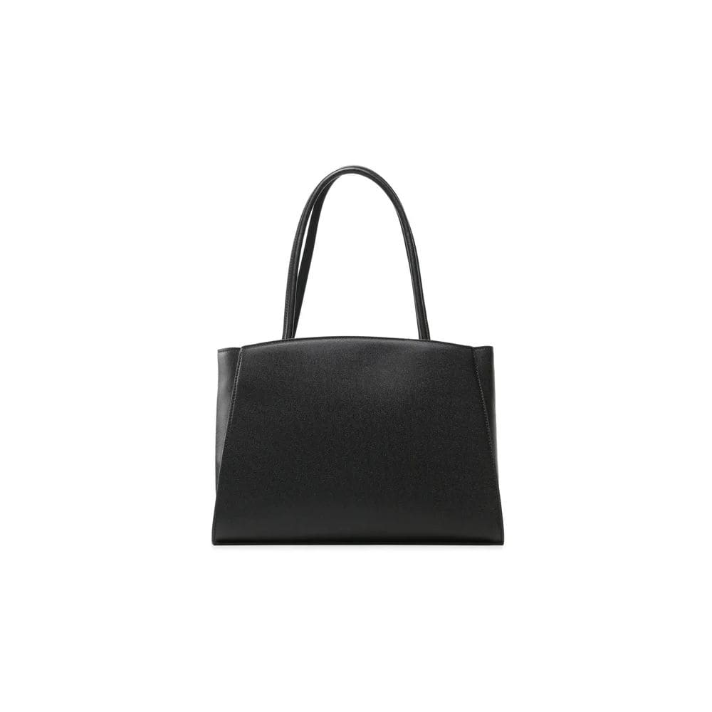 Bolso de mano Plein Sport Chic Ebony con detalle de logotipo plateado