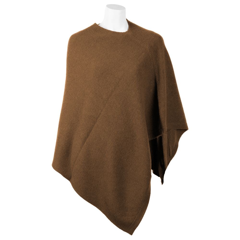 Poncho elegante de cachemira con cuello en V de Emilio Romanelli