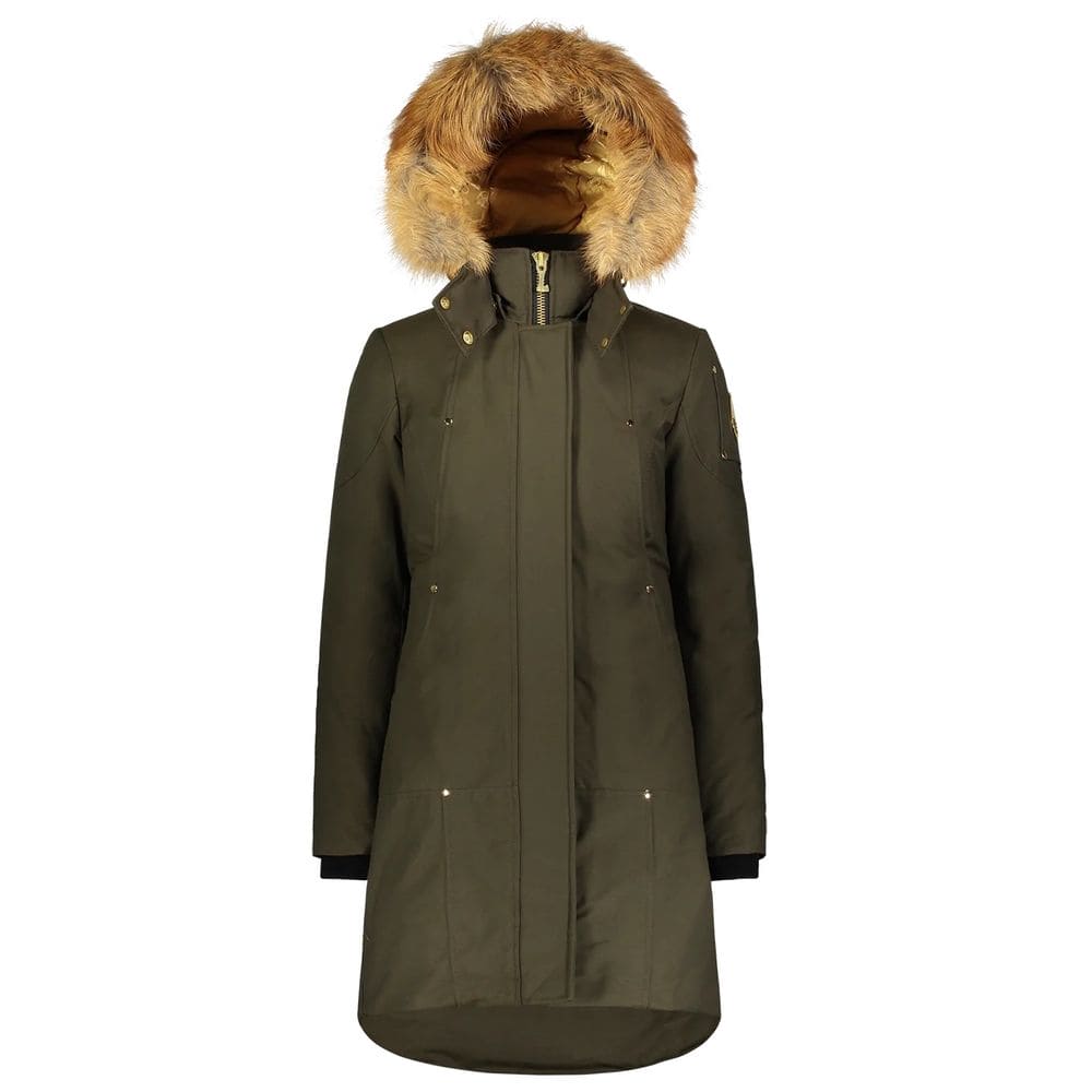 Parka Stirling à ornements dorés et fourrure de renard bleu de Moose Knuckles