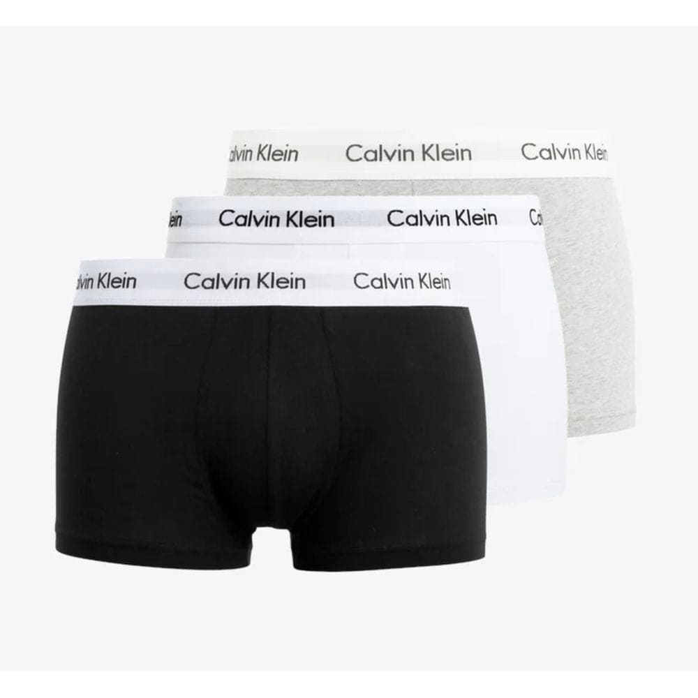 Calvin Klein Trio de sous-vêtements élégants en coton multicolore