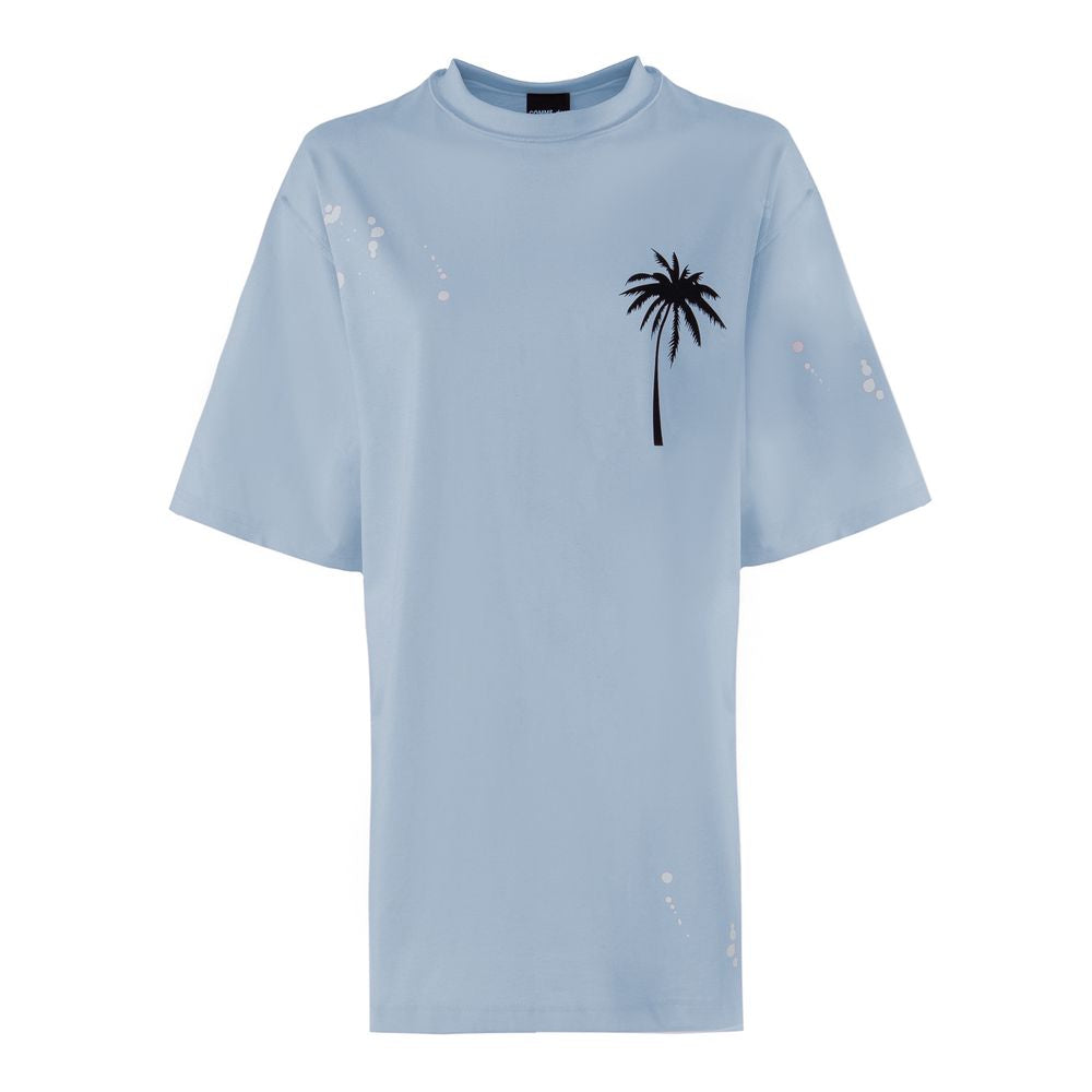 Robe t-shirt élégante en coton Comme Des Fuckdown en bleu clair