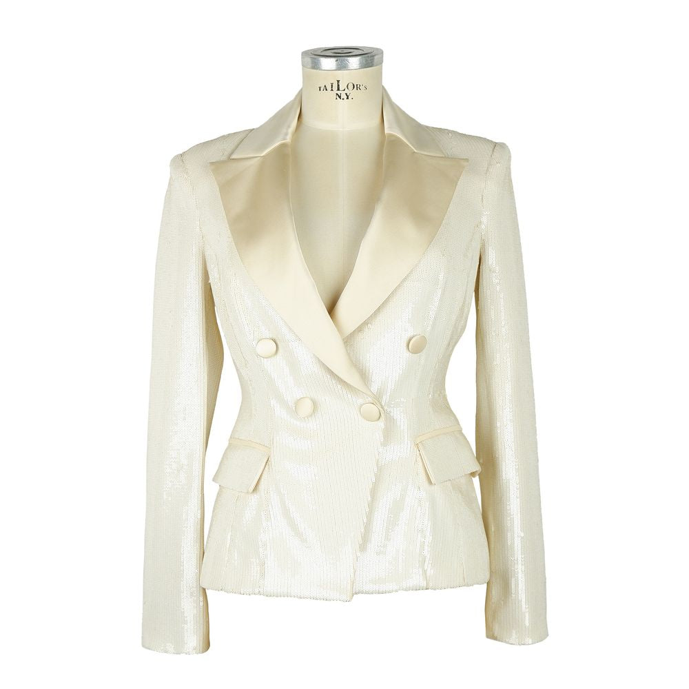 Veste croisée à paillettes élégante Elisabetta Franchi