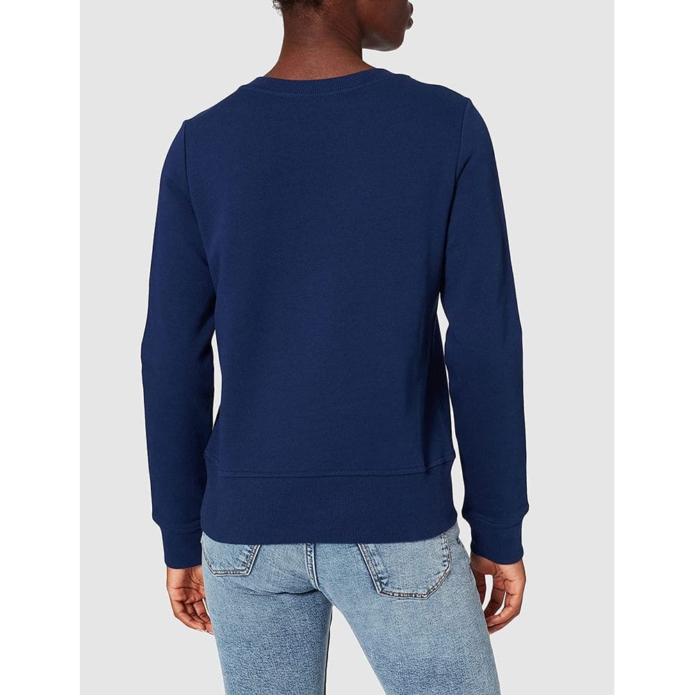 Sweat-shirt bleu avec emblème Love Moschino Chic