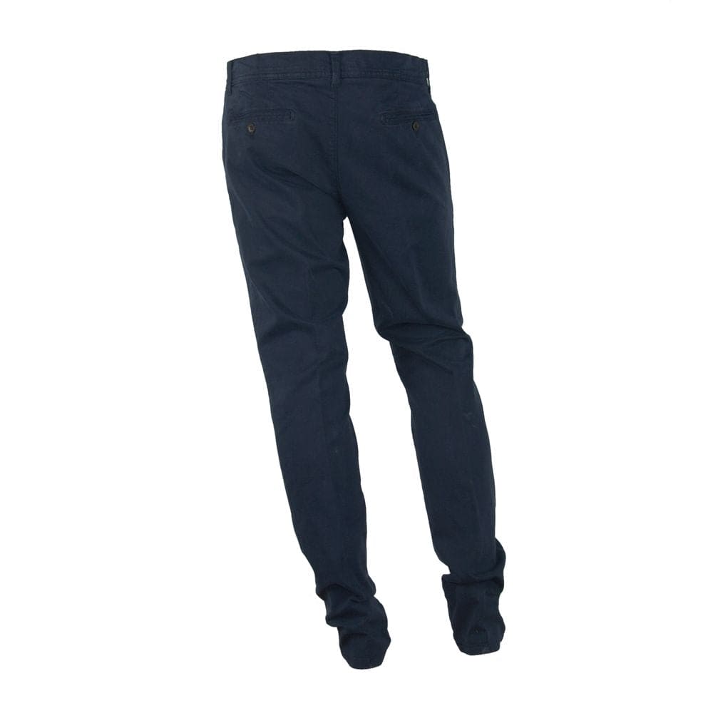 Pantalon d'hiver bleu élégant fabriqué en Italie