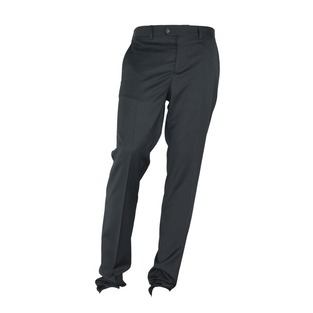 Pantalon élégant gris italien fabriqué en Italie