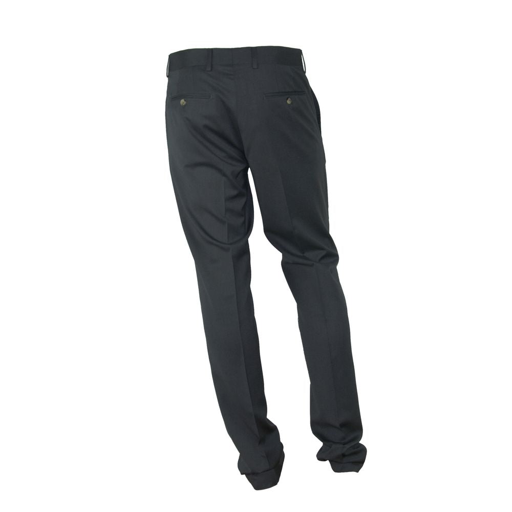 Pantalon élégant gris italien fabriqué en Italie