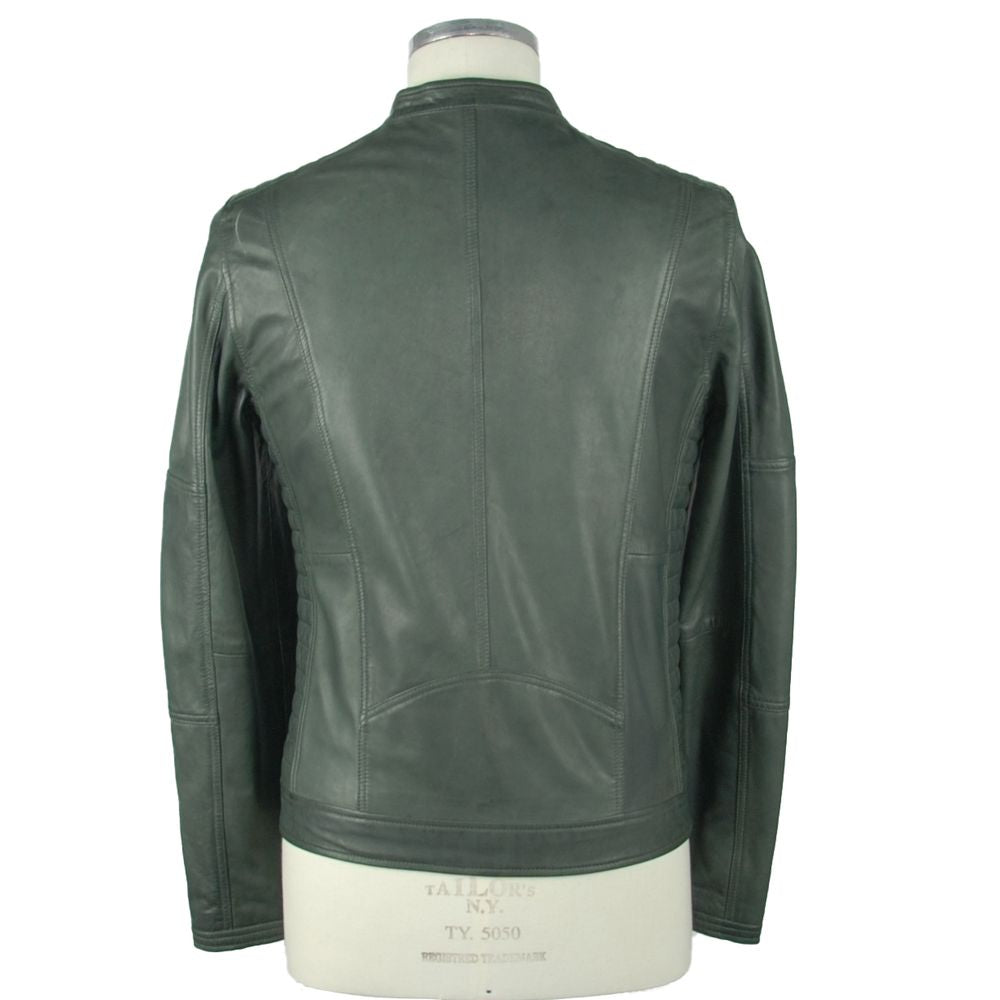 Chaqueta de piel Elegance Emerald de Emilio Romanelli