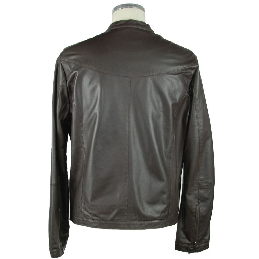 Chaqueta de cuero elegante Emilio Romanelli