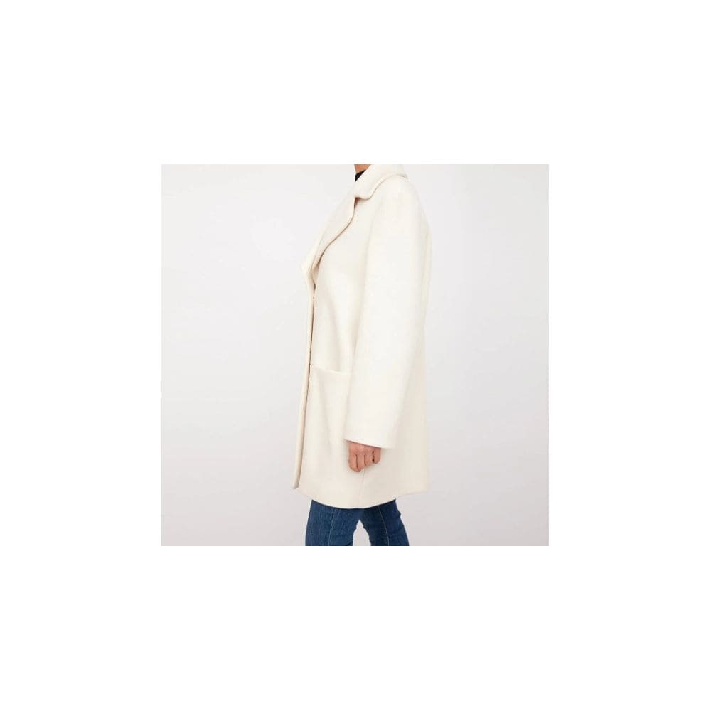 Manteau long élégant d'hiver blanc Love Moschino Chic