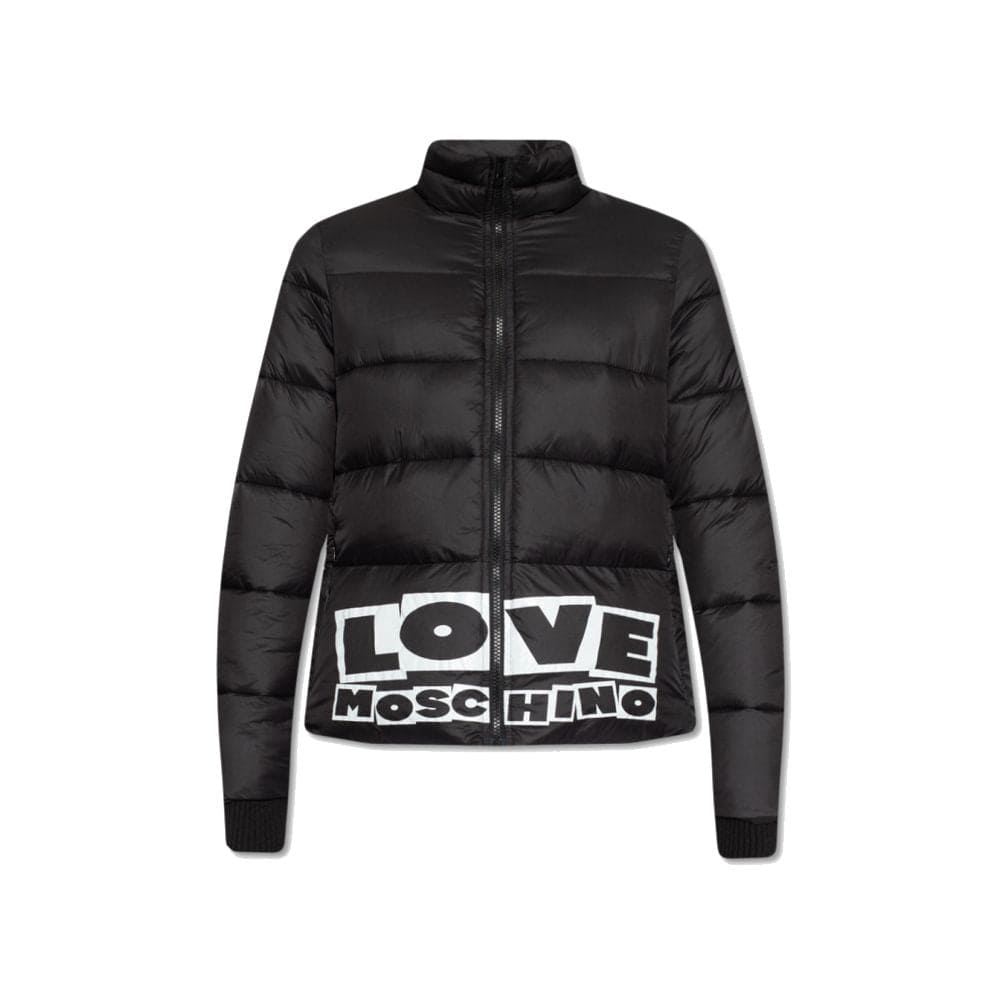 Veste en nylon chic Love Moschino avec logo audacieux