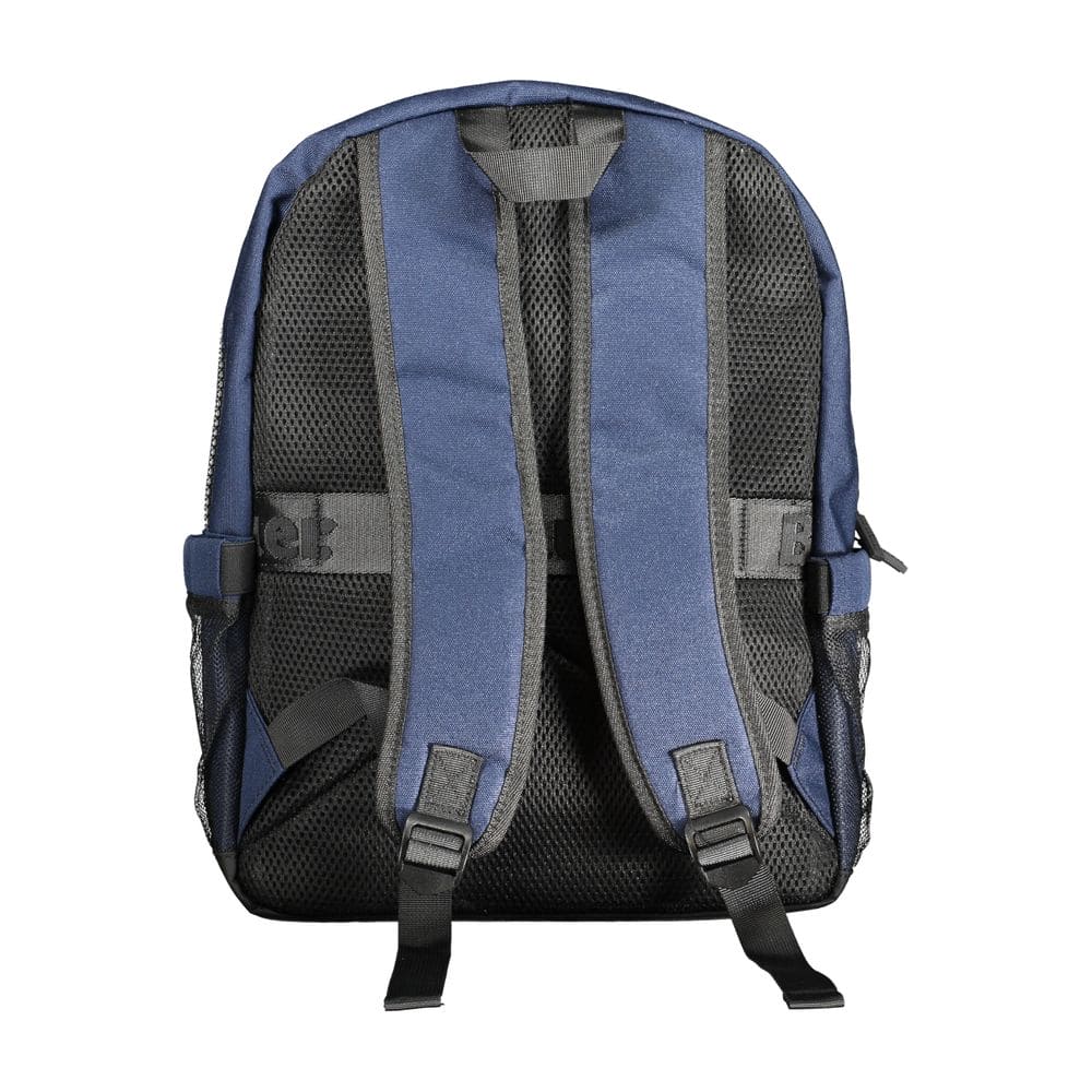 Sac à dos en polyester bleu Blauer