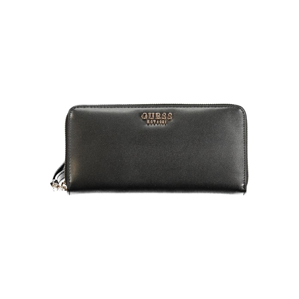 Cartera negra de polietileno Guess Jeans