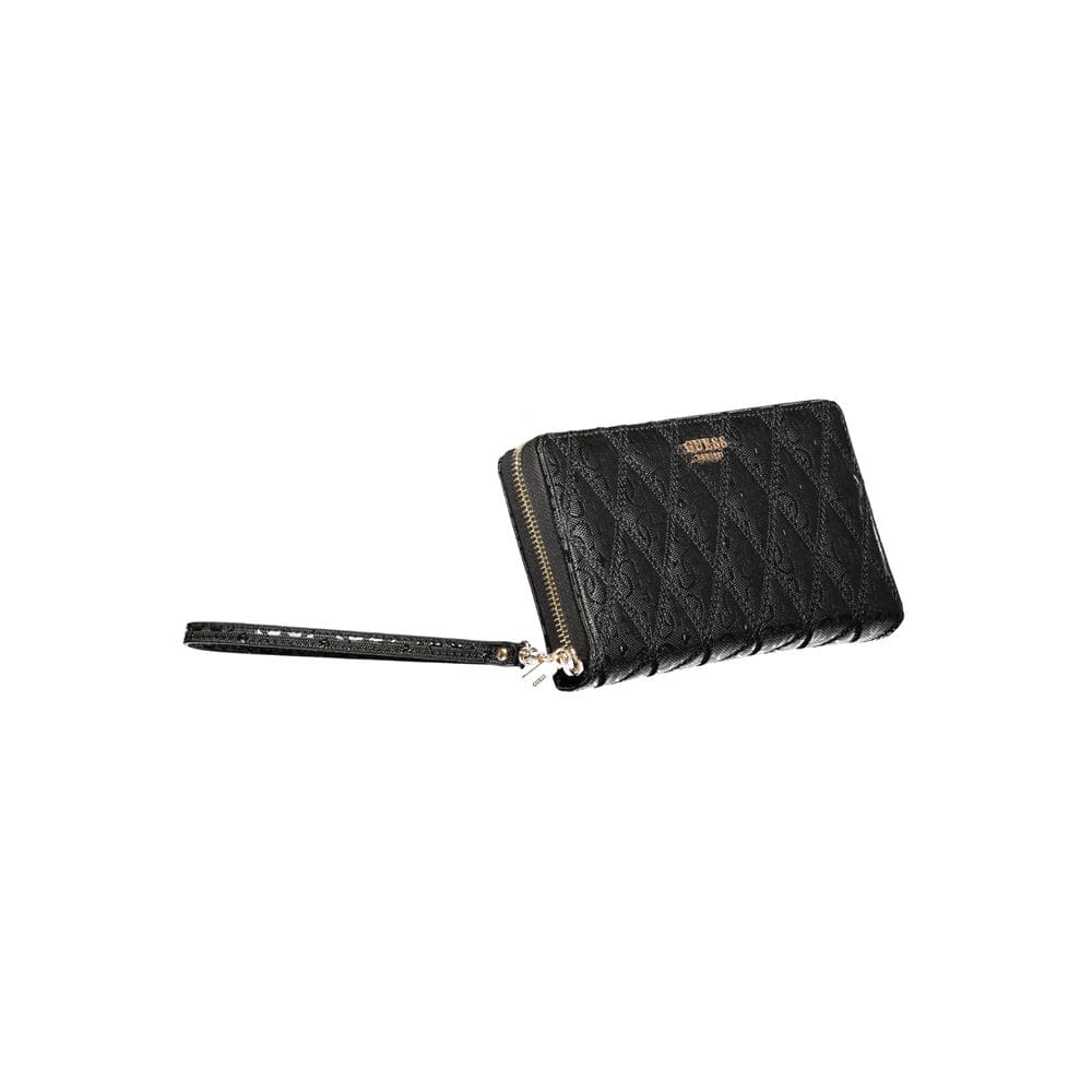 Cartera negra de polietileno Guess Jeans