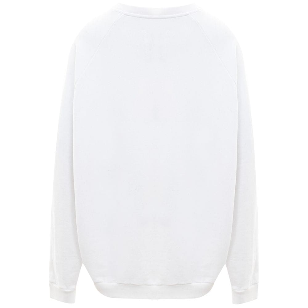 Pull élégant en maille de coton Maison Margiela en blanc immaculé