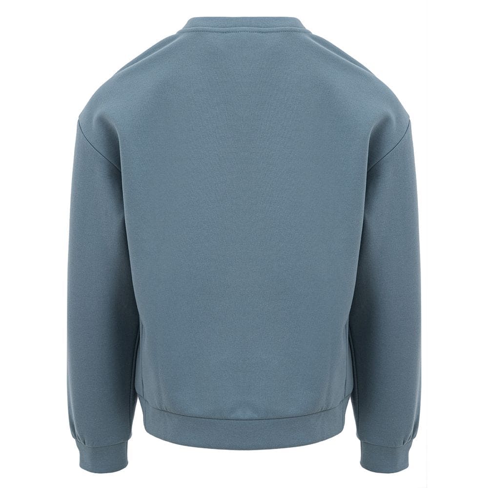 Pull en polyester bleu chic Emporio Armani EA7 par EA7