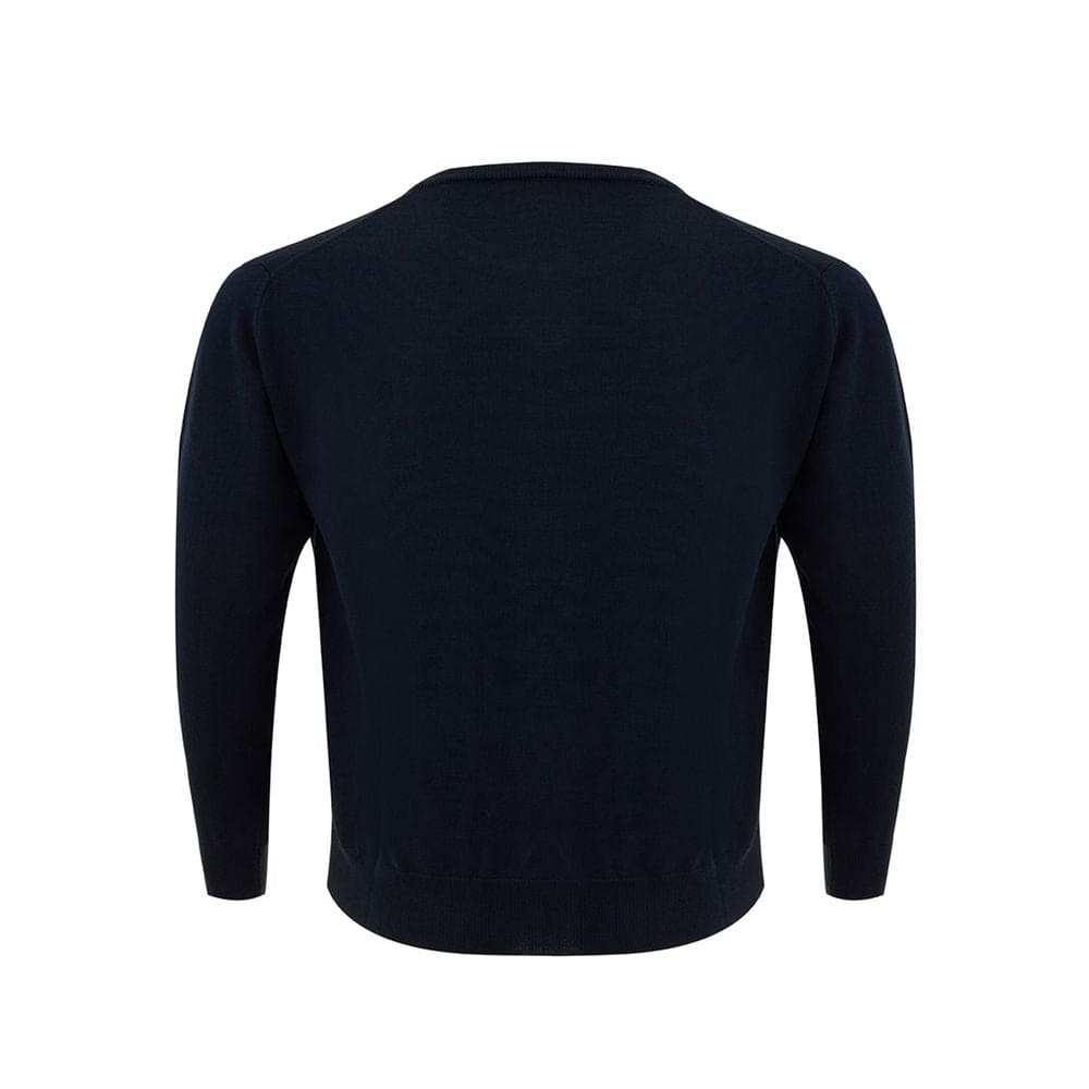 Pull en laine bleu élégant FERRANTE pour homme