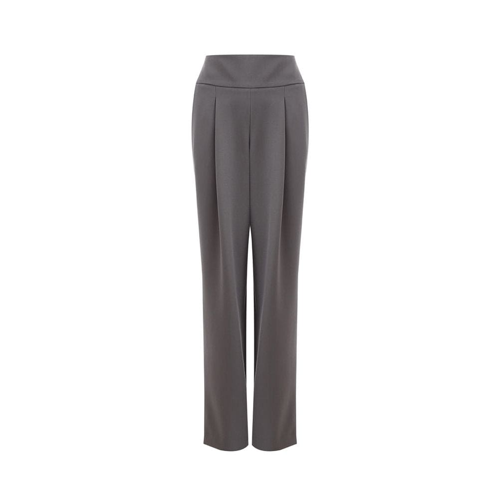 Pantalones de lana gris Lardini Chic para un estilo sofisticado