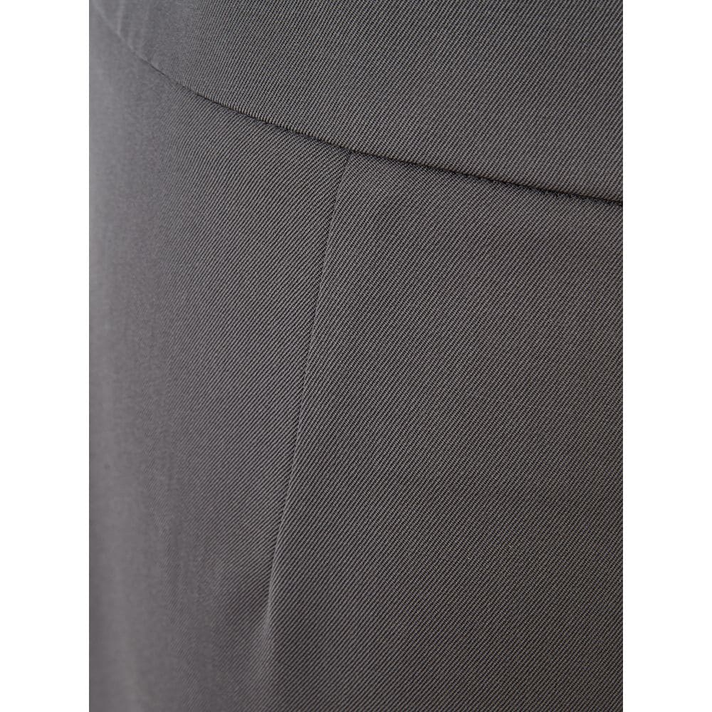 Lardini Chic Gray Wool Trousers for Sophisticated Style