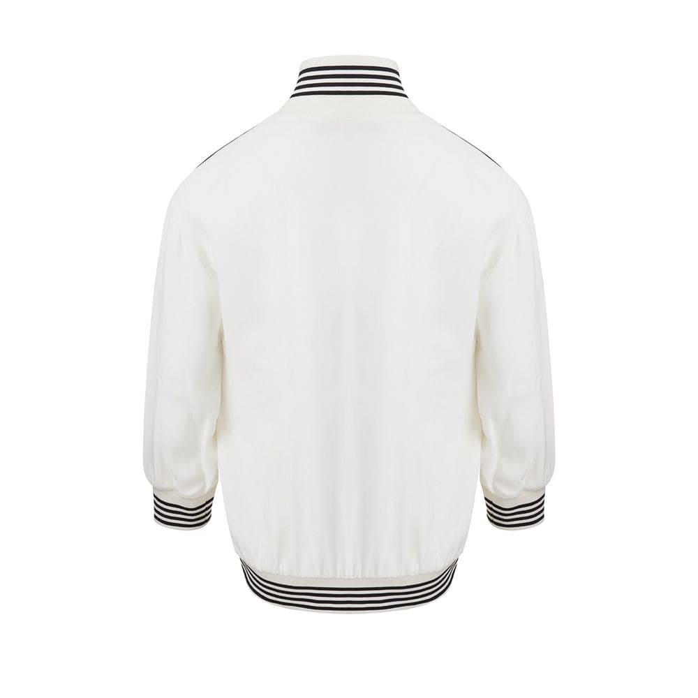 Dolce & Gabbana Elegant Cotton Knit White Sweater