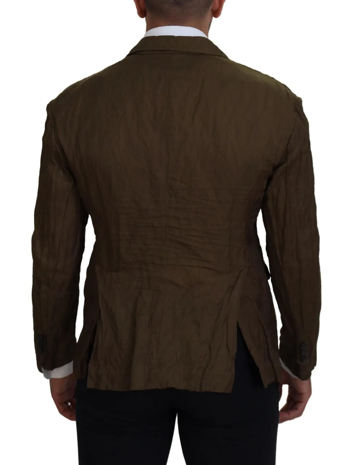 Chaqueta tipo blazer con botonadura sencilla verde para hombre de Dsquared²