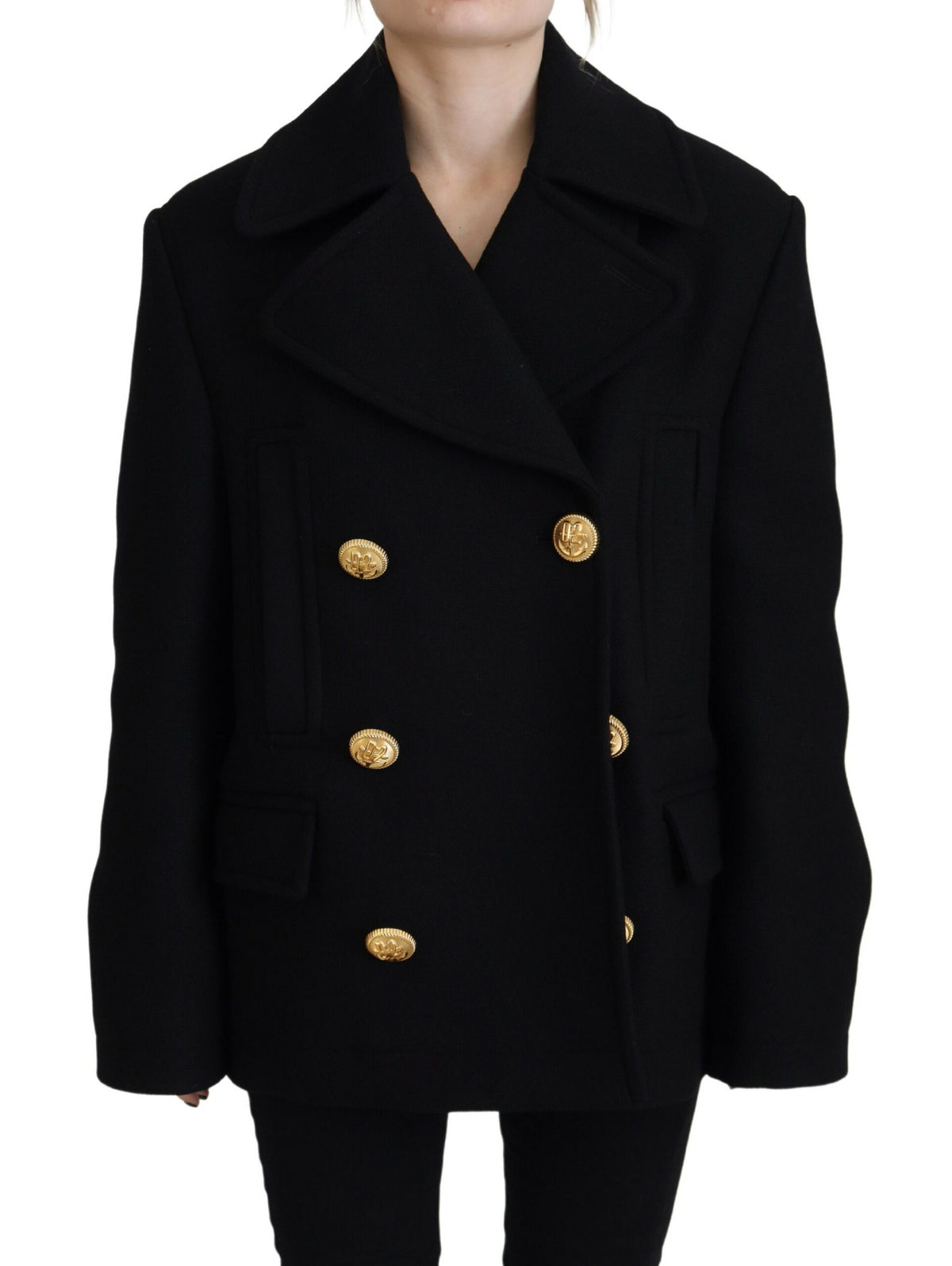 Veste blazer croisée noire Dsquared²