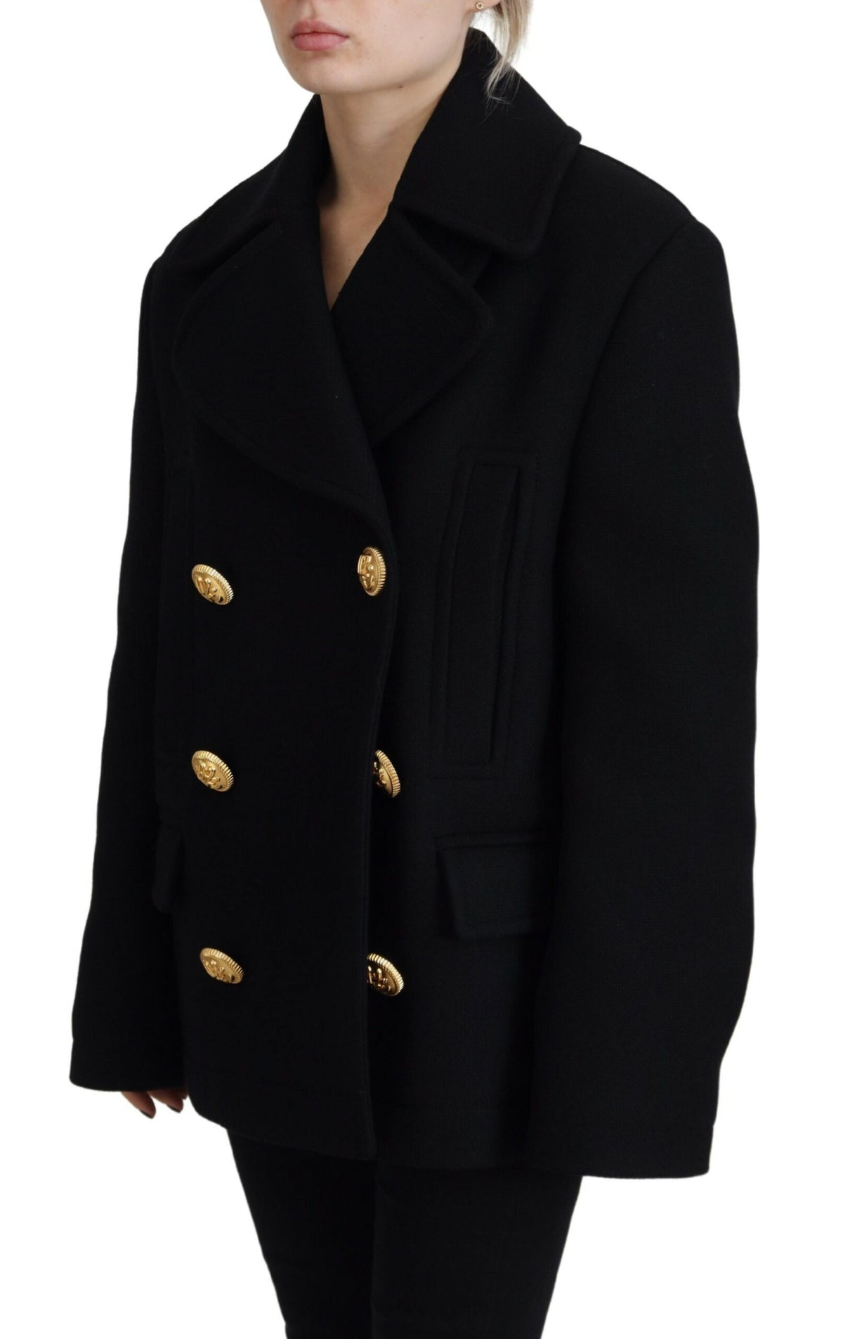 Veste blazer croisée noire Dsquared²